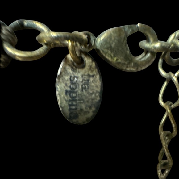 Lia Sophia Multi strand Tigers Eye Beaded Necklace with pendant. (F-B) - Picture 4 of 5